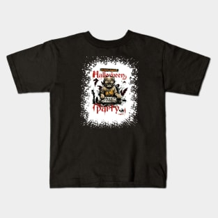 HALLOWEN PARTY - MEOWSIC MADNESS Kids T-Shirt